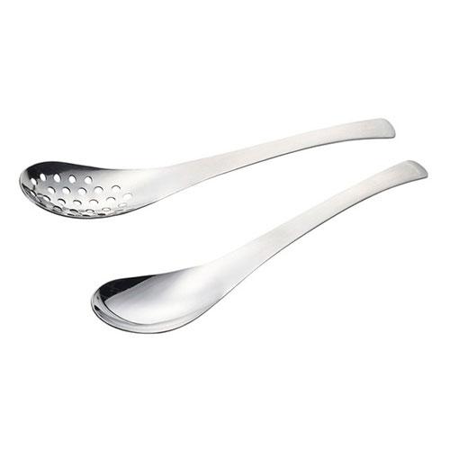 よこやま 燕熟の技 ステンレスレンゲスプーン2P 食を心地よく味わうレンゲ スープも具材もすくいやす...