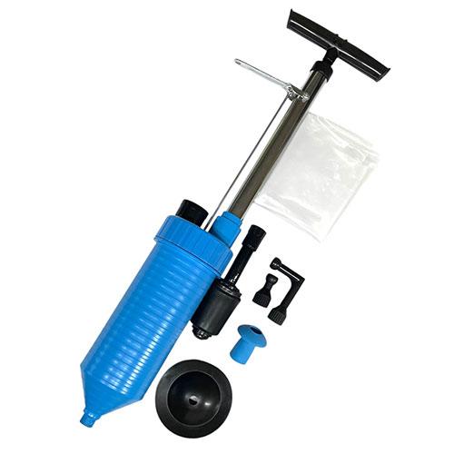 富士商 ハイパーエアバズーカ 髪の毛や異物のつまりを解消 ハンドルを上下して加圧 F20328