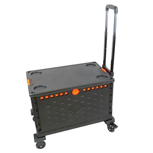 富士商 ウォータータンクカート 折りたたみコンテナ付き 積載荷重100kg 誰でも大量の水を楽に運べ...