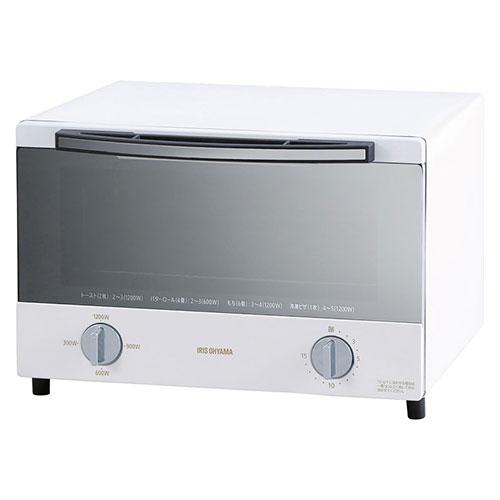 アイリスオーヤマ スチームオーブントースター SOT-011-W 食パン2枚が一度に焼ける 2253...