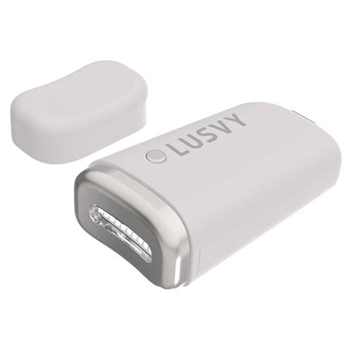 NAGAOKA 小型軽量で持ち運びしやすい超音波式目元ケア LUSVY EYE CARE スノーホワ...
