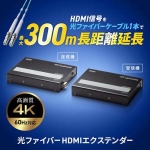 サンワサプライ 光ファイバHDMIエクステンダ...の詳細画像1