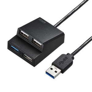 サンワサプライ USB3.2Gen1+USB2.0コンボハブ USB-3H413BKN｜krypton