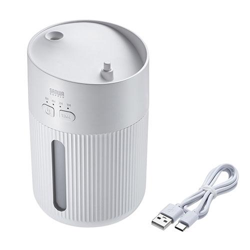 サンワサプライ 上部給水USB加湿器 USB電源 400ml USB-TOY103W