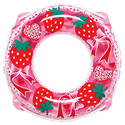 イガラシ 浮き輪 ストロベリー 50cm すばやく空気注入・排出しやすい 対象年齢3歳以上 RGB-...