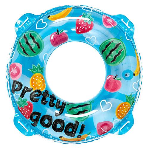 イガラシ 浮き輪 フルーツアート 70cm すばやく空気注入・排出しやすい 対象年齢6歳以上 RLB...