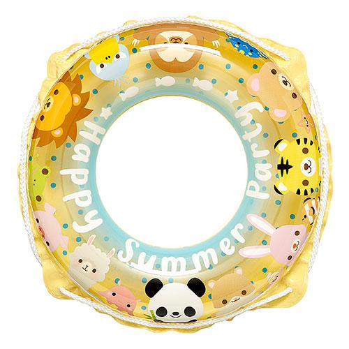 イガラシ プール・海水浴用 浮き輪 サマーパーティー 50cm すばやく膨らませられる かんたん空気...