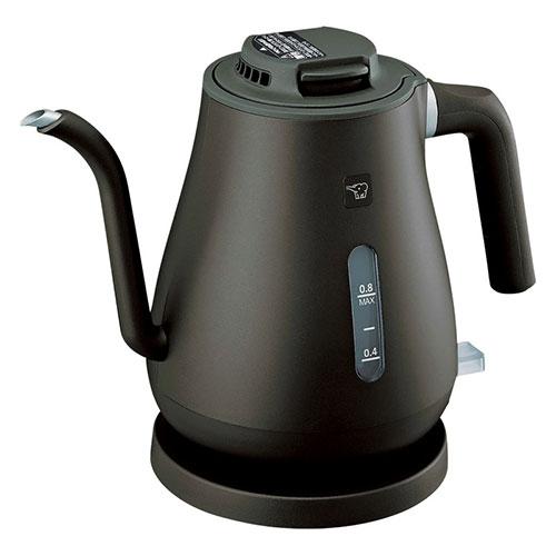 象印 電気ケトル800ml 転倒湯もれ防止・本体二重構造+ノズルカバー+自動電源オフ+空だき防止 2...