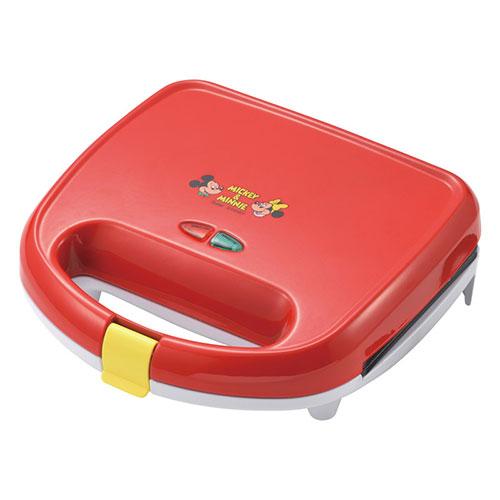 ミッキー&amp;ミニー ホットサンドメーカーW 〔約225×220×85mm〕 22640002