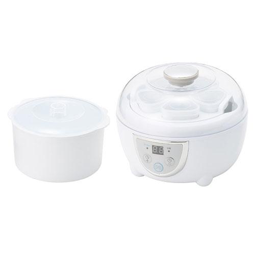 ヨーグルト&amp;甘酒メーカー 小容器・小容器フタ×各5、小容器ホルダー、大容器付 C7132115