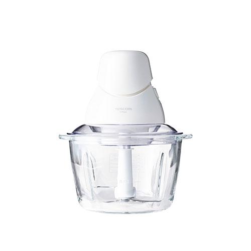 TESCOM フードプロセッサー 肉のミンチや野菜のみじん切りがあっという間にできる ホワイト TF...