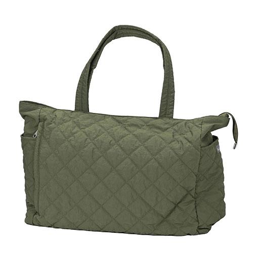 エツミ blanc カメラ トートバッグ ナチュラルな雰囲気の大きめキルティングトート L カーキ ...