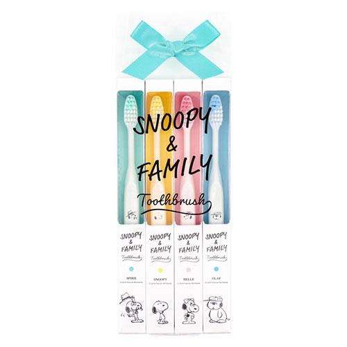 ファイン スヌーピー&amp;ファミリーハブラシギフトBOX 3柄アソート ご家族やご友人へのプレゼントにも...