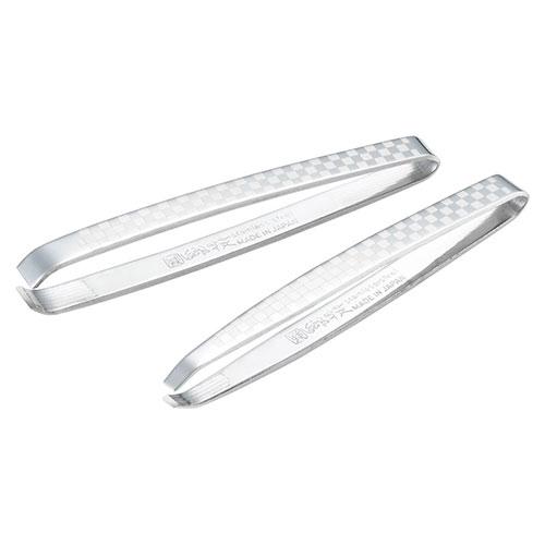 郷技 市松模様毛抜き ペアセット 幅広(全長約75×5.5mm)・先細(全長約75×2.5mm)×各...