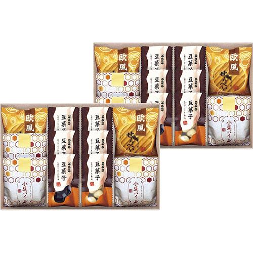 小豆パイ・欧風せんべい和菓子詰合せ 小豆パイ×6、欧風せんべい×4、豆菓子(竹炭×6・きなこ×6) ...