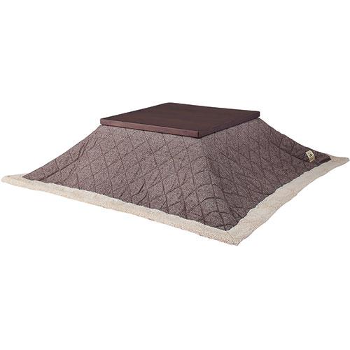 東谷 薄掛けコタツ布団 正方形 ブラウン KK-101BR