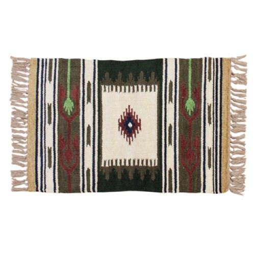 東谷 キリムマット 北欧風のおしゃれなカフェ風デザインラグマット TTR-104A