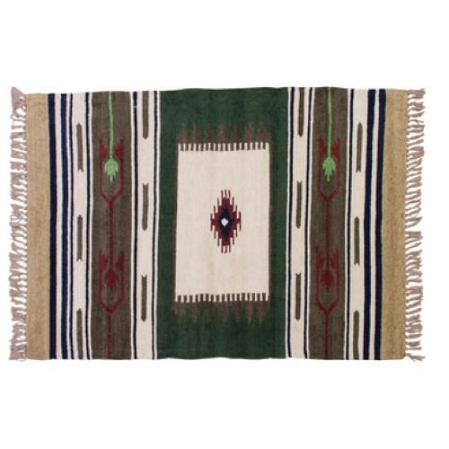 東谷 キリムラグ 北欧風のおしゃれなカフェ風デザインラグマット TTR-105A