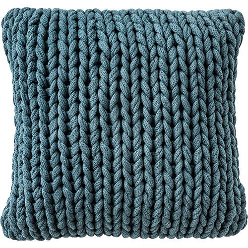 東谷 ニットクッション ブルー FAB-101BL