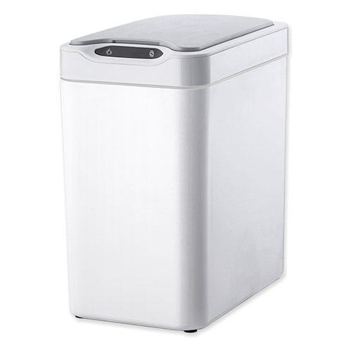 オーロラジャパン センサー搭載自動開閉ゴミ箱 手をかざすだけ 容量12L 単3電池×3本使用 ホワイ...