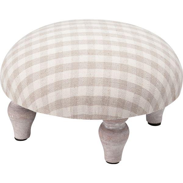 オットマン 直径30cm×高さ17cm COL-002B 木製 レーヨン コットン Blossom ...