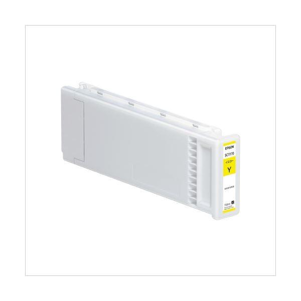 エプソン(EPSON) インクジェットカートリッジ SC1Y70 〔インク色：イエロー 700ml〕...