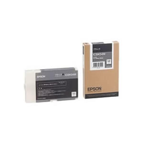 〔純正品〕 EPSON エプソン インクカートリッジ/トナーカートリッジ 〔ICBK54M BK ブ...