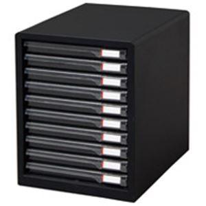 アイリスオーヤマ レターケーススリム10段L-10SRダークグレー