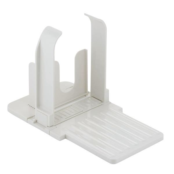 パン切り用品/調理器具 〔約170×300×200mm〕 ポリプロピレン 食パンスライス パンナビ ...