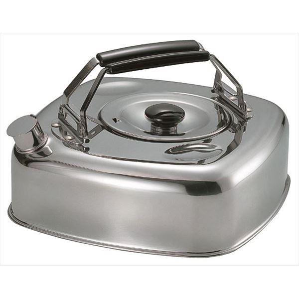 キューブケトル/やかん 〔2.8L〕 ステンレス製 スタッキング可 省スペース設計 〔キッチン 台所...