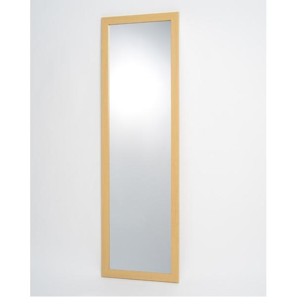 割れない 鏡 壁掛け ミラー 〔 3尺 950mm×300mm ナチュラル 〕 ガラス不使用 日本製...