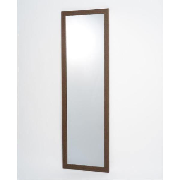 割れない 鏡 壁掛け ミラー 〔 3尺 950mm×300mm ブラウン 〕 ガラス不使用 日本製 ...