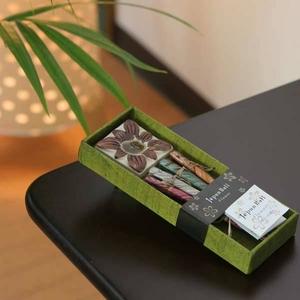 お香/お香立てセット 〔フローラル系 スティックタイプ〕 バリ島製 「Jupen Bari/ジュプン...