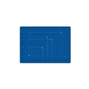 (まとめ)プラス カッターマット A4 BL CS-A4 青〔×10セット〕