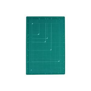 (まとめ)プラス カッターマット A3 GR CS-A3 緑〔×5セット〕