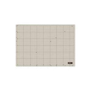 (まとめ)オルファ カッターマット 135B A3 グレー/茶〔×3セット〕