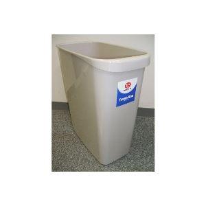 (まとめ)ジョインテックス 持ち手付きゴミ箱角型18L グレー N156J-G〔×30セット〕