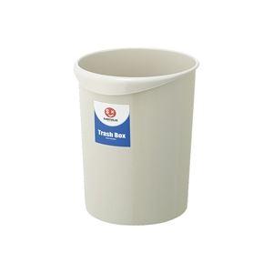 (まとめ)ジョインテックス 持ち手付きゴミ箱丸型8.1L グレー N151J-G5 5個 〔×4セッ...