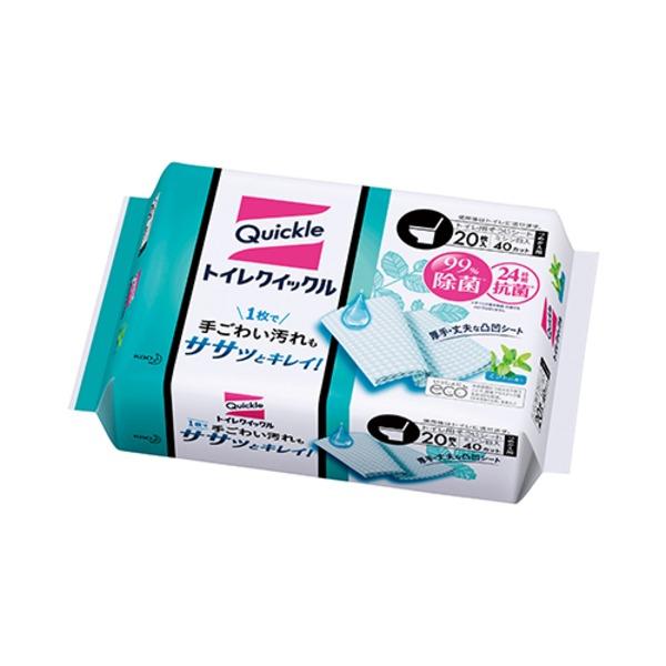 (まとめ) 花王 トイレクイックル トイレクイックル 詰替用 ジャンボパック 1個入 〔×5セット〕