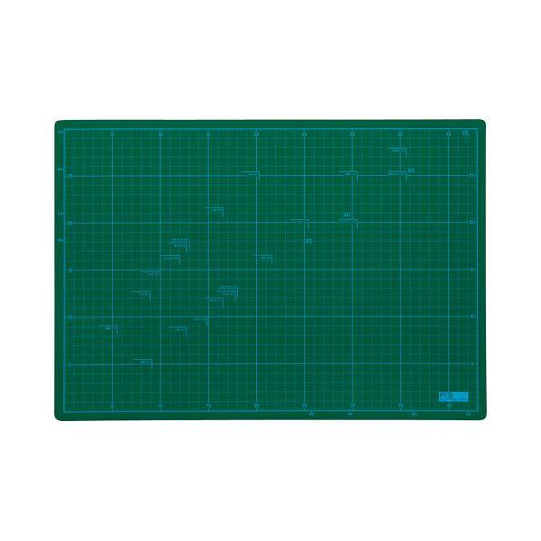 (まとめ) TANOSEE カッターマット A3 320×450mm 1枚 〔×4セット〕