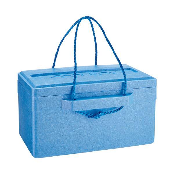 (まとめ) 石山 発泡クールボックス 18.7L ブルー TI-180P 1個 〔×3セット〕