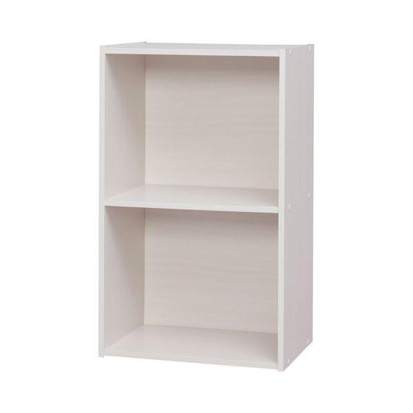 (まとめ) アイリスオーヤマ カラーボックス(CBボックス) A4・2段 W415×H680mm オ...