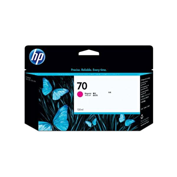 (まとめ) HP70 インクカートリッジ マゼンタ 130ml 顔料系 C9453A 1個 〔×3セ...
