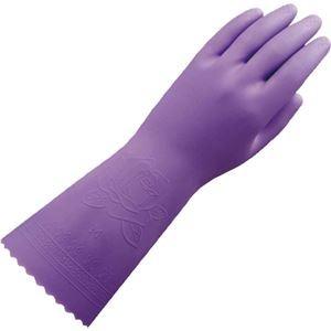 〔まとめ〕 ショーワグローブ ビニトップ厚手手袋 S バイオレット 132-SV 1セット (10双...