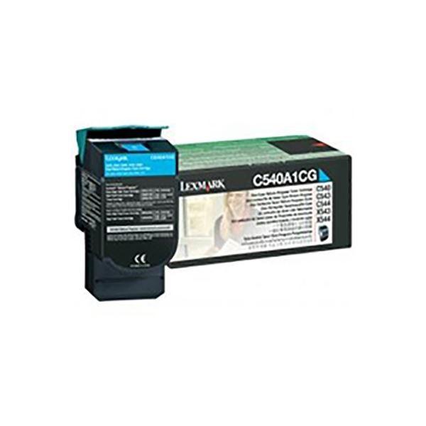 〔純正品〕 LEXMARK トナーカートリッジ 〔C540A1CG シアン〕 1K RPトナー