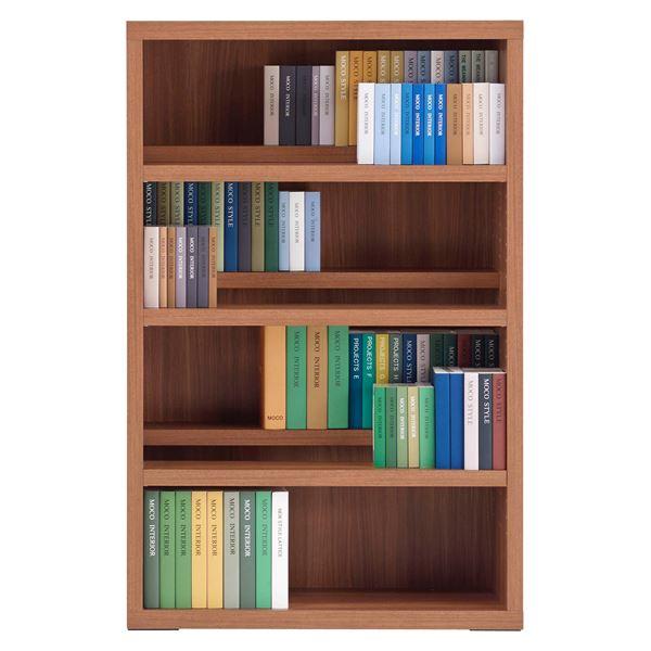 フナモコ コミックシェルフ ロータイプ 〔幅75×114cm〕 リアルウォールナット CBD-76L