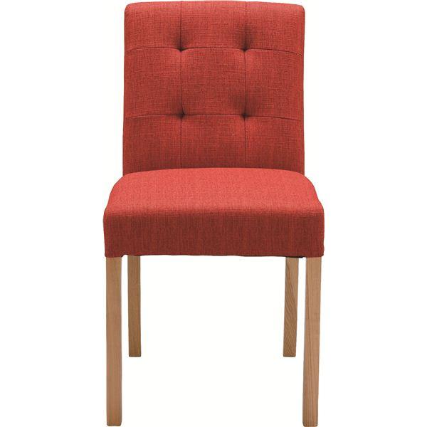 ダイニングチェア パーソナルチェア 幅45cm レッド 2脚セット 木製 リビング 在宅ワーク 店舗...