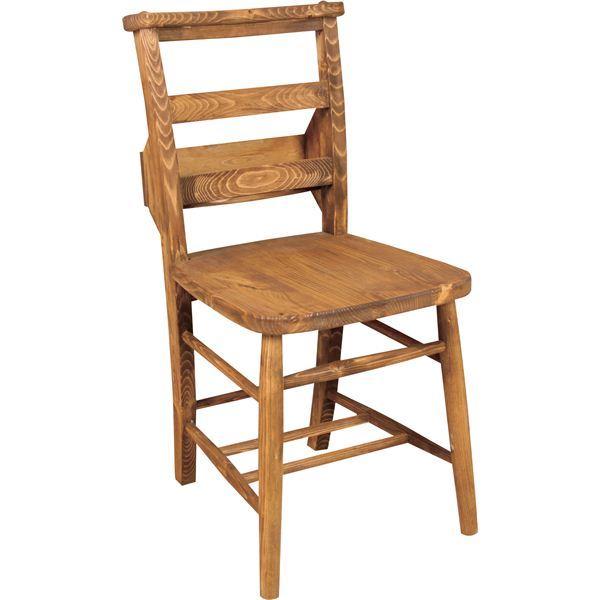 ダイニングチェア パーソナルチェア 幅40cm 2脚セット 木製 パイン オイル仕上 フォレ リビン...