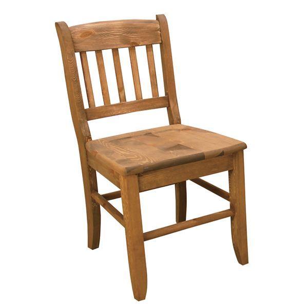 ダイニングチェア パーソナルチェア 幅42cm 2脚セット 木製 パイン オイル仕上 フォレ リビン...