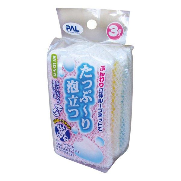 たっぷ〜り泡立つ食器洗いミニ 3個入 〔12個セット〕 30-573